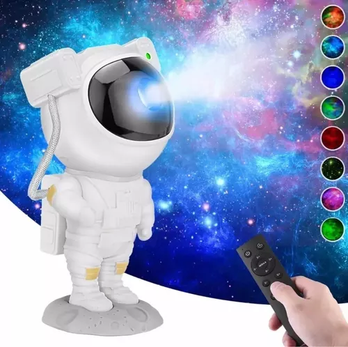 Astronauta Proyector Galaxia Estrellas Lampara Luz.