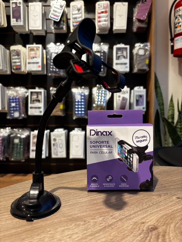 Soporte con pico loro y sopapa para auto.