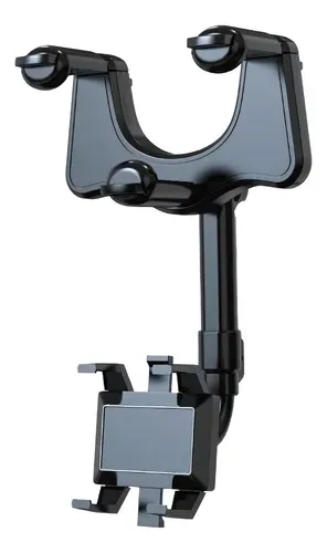 Soporte Giratorio Para Celular Espejo Retrovisor Auto.