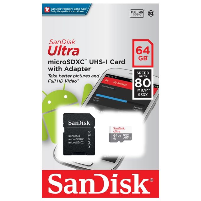 Memoria 64GB Ultra SanDisk Original.